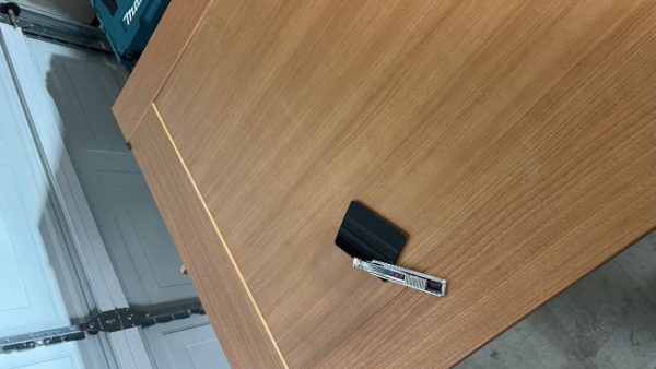 大崎市三本木　建具　ダイノックシート貼り